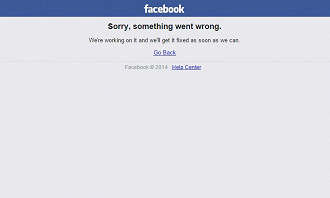 Facebook fora do ar de novo