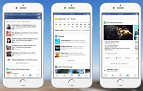 App do Facebook recebe mudanças na área de notificações App do Facebook recebe mudanças na área de notificações