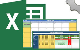 Calendário e agendador de tarefas 2016 no Excel