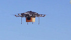 Amazon exibe vídeo de drones realizando entregas