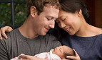 Nasce filha de Zuckerberg; 99% da fortuna será doada Nasce filha de Zuckerberg; 99% da fortuna será doada