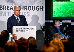 Stephen Hawking e Yuri Milner planejam missão interestelar Stephen Hawking e Yuri Milner planejam missão interestelar