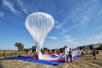 Suposto balão satélite do Google responsável por levar internet cai em  propriedade rural de MS, Mato Grosso do Sul