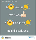 Bíblia é traduzida através de emojis Bíblia é traduzida através de emojis