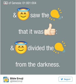 Bíblia é traduzida através de emojis Bíblia é traduzida através de emojis