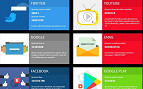 Números da internet em tempo real Números da internet em tempo real