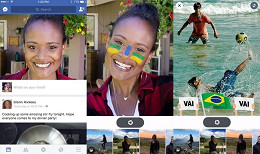 Brasileiros começam a testar versão do app do Facebook mais parecida com o Snapchat Brasileiros começam a testar versão do app do Facebook mais parecida com o Snapchat
