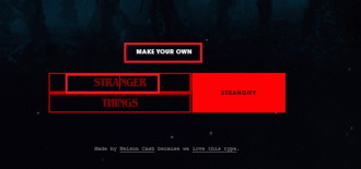 Ferramenta gratuita permite criar tÃ­tulos ao estilo âStranger Thingsâ