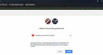 Não consigo vincular minha conta  na steam - Comunidade