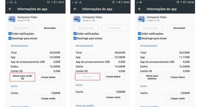 Como mover aplicativos Android para o cartão de memória