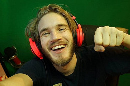 PewDiePie recebeu R$ 51 milhões em 2016 PewDiePie recebeu R$ 51 milhões em 2016