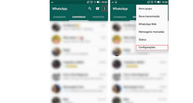 Como mudar a cor da tela de fundo do WhatsApp