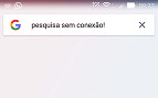 Google via smartphone permite pesquisa sem conexão