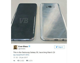 Vaza primeira imagem do Galaxy S8