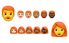 Emojis devem ganhar opções de pessoas com cabelos com diferentes cores