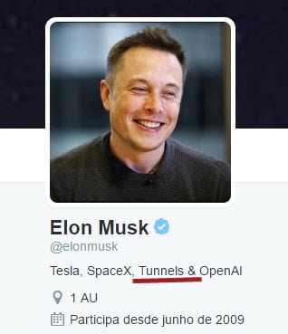 Seriam os tÃºneis a nova empreitada de Musk?