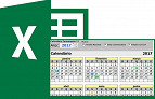 Planilha de calendário permanente + gerador de calendários no Excel Planilha de calendário permanente + gerador de calendários no Excel