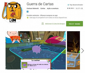 Guerra de Cartas da Cartoon Network é a oferta da semana para