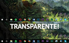 Como deixar a barra de tarefas transparente no Windows 10? Como deixar a barra de tarefas transparente no Windows 10?