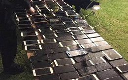 Recurso Buscar meu iPhone ajuda prender ladrão com 100 smartphones