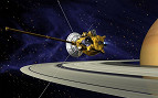 Sonda Cassini registra as duas luas de Saturno