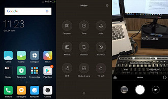 Modos de câmera - Xiaomi Redmi Note 4X