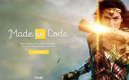 Google usa Mulher-Maravilha para ajudar meninas a programar