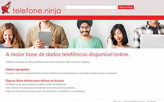 Telefone Ninja, sabe os seus dados