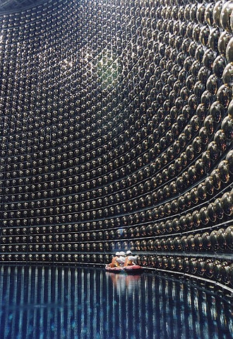 Estrutura gigantesca utilizada para comprovar os neutrinos