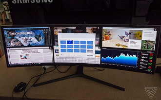 Samsung: CHG90 - Foto: The Verge Samsung: CHG90 - Foto: The Verge
