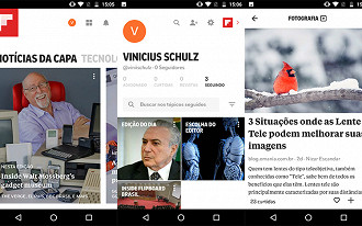 Interface Flipboard.