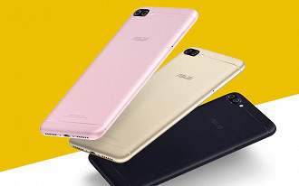 Zenfone 4 Max - Cores rosa, dourado e preto