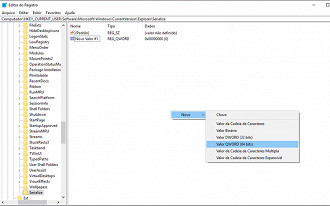 Crie o valor de acordo com a arquitetura do seu sistema, 32bits ou 64bits.