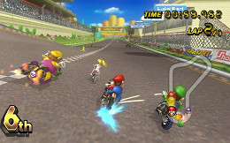 Jogador descobre modo Missões no game Mario Kart Wii Jogador descobre modo Missões no game Mario Kart Wii