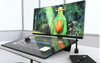 Controles semelhantes aos do Surface Studio
