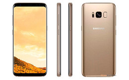 Galaxy S8 dourado será disponibilizado no Brasil Galaxy S8 dourado será disponibilizado no Brasil