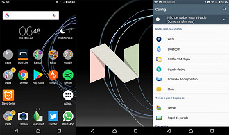 Android atualizado e interface bonita.