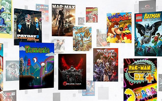 Catálogo conta com mais de 100 games Catálogo conta com mais de 100 games