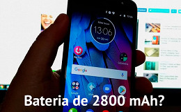 Moto G5S tem mostrado apenas 2800 mAh de bateria nos apps