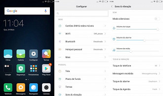 Telas da MiUI 8