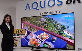 TV 8K Aquos da Sharp