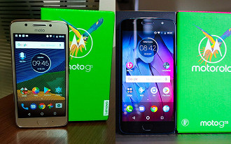 Telas do Moto G5 e Moto G5S Telas do Moto G5 e Moto G5S