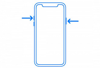 Botões do iPhone X