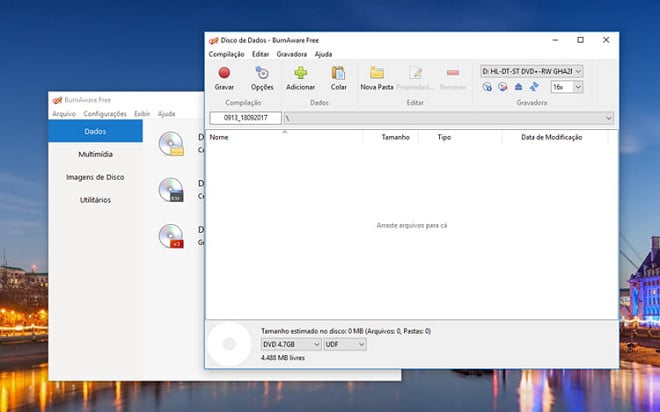 5 Programas gratuitos para gravar CD/DVD