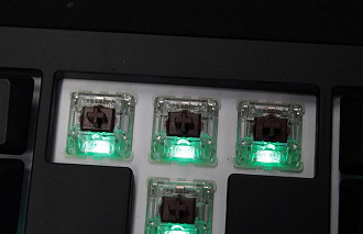 Switches Cherry MX Brown do Shine 6