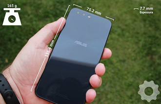 Zenfone 4 - Dimensões do aparelho