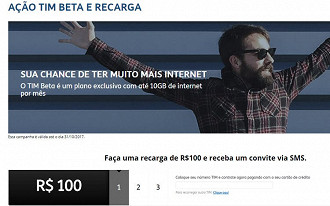 Convite para o TIM Beta