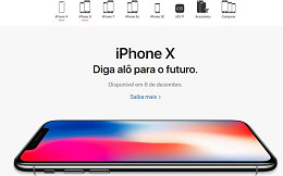 O iPhone X chega em dezembro no Brasil
