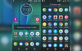 Android limpo e fluido
