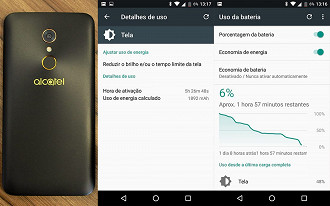 Alcatel A7 - teste de bateria